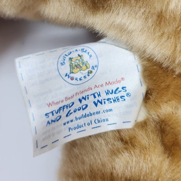 Build A Bear Workshop Light Brown Teddy Bear Plush Stuffed Animal Doll - Picture 9 of 12